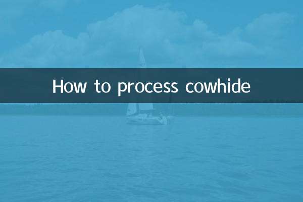 نحوه پردازش پوست گاو