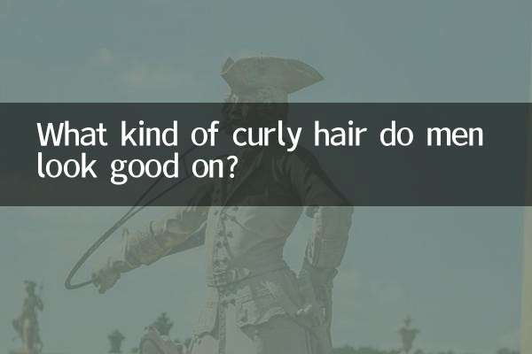 Em que tipo de cabelo cacheado os homens ficam bem?