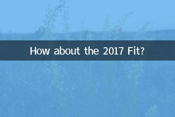 2017 핏은 어떤가요?