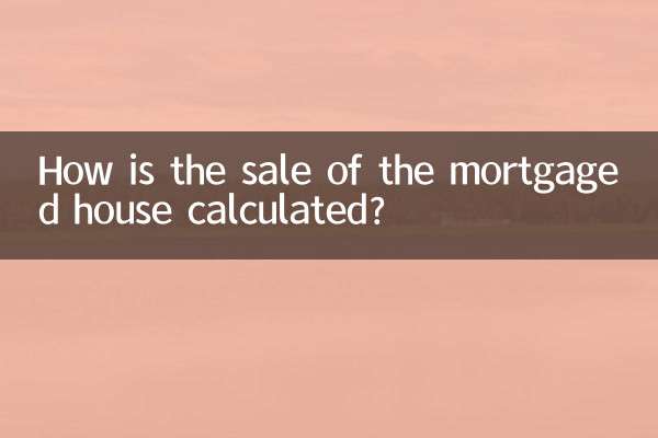 按揭房卖掉是怎么算的