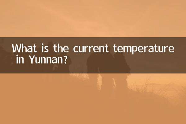 Wie hoch ist die aktuelle Temperatur in Yunnan?