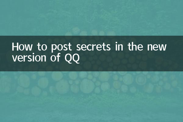 How to post secrets in the new version of QQ