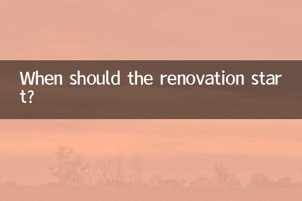 ¿Cuándo debería empezar la renovación?