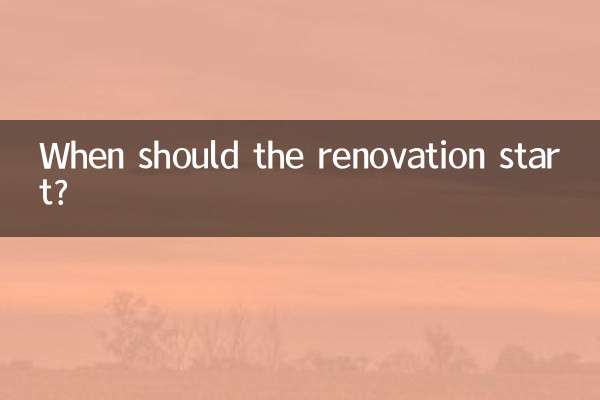 ¿Cuándo debería empezar la renovación?