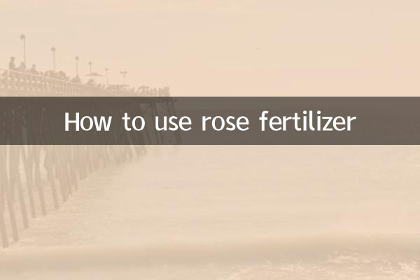 How to use rose fertilizer