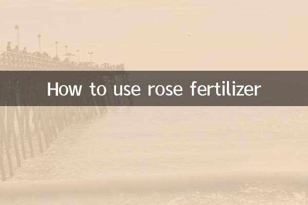 How to use rose fertilizer