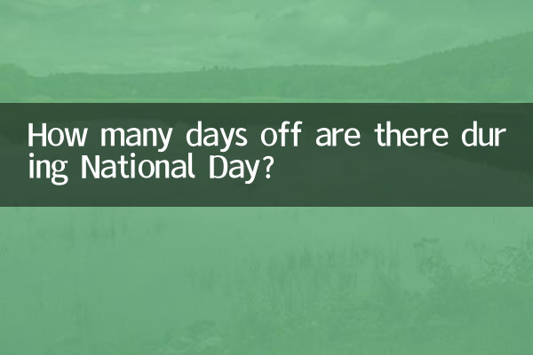How many days off are there during National Day?