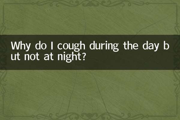 为什么白天咳嗽晚上不咳嗽