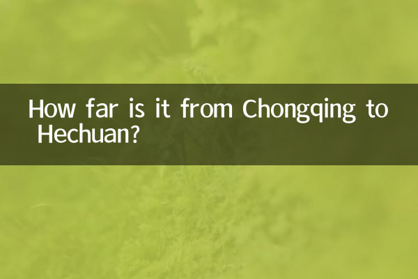 Quanto dista Chongqing da Hechuan?