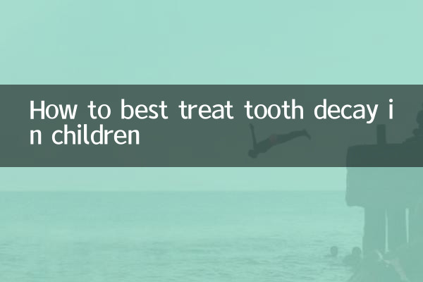 Cómo tratar mejor las caries en los niños