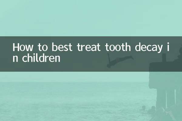 How to best treat tooth decay in children