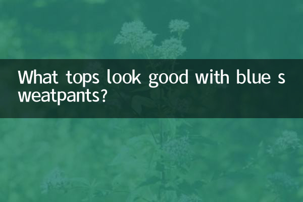 چه تاپ هایی با شلوار ورزشی آبی زیبا به نظر می رسند؟