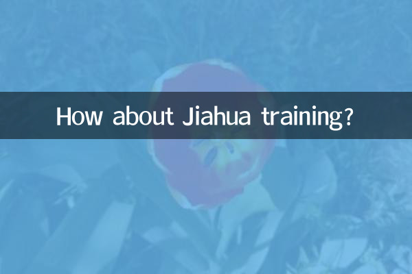 जियाहुआ प्रशिक्षण के बारे में क्या ख्याल है?