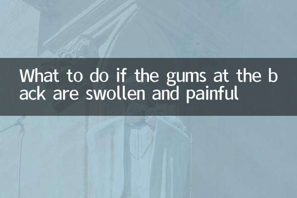 Qué hacer si las encías de la espalda están hinchadas y duelen