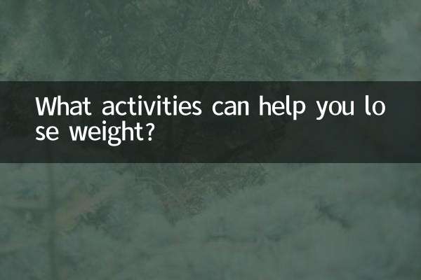 Que atividades podem ajudá-lo a perder peso?