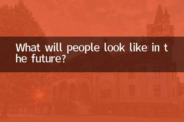 What will people look like in the future?