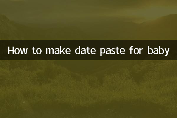 怎麼給寶寶做棗泥