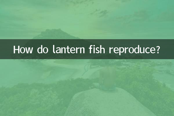 ¿Cómo se reproducen los peces linterna?