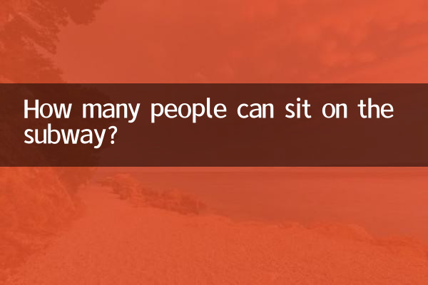 Wie viele Personen können in der U-Bahn sitzen?