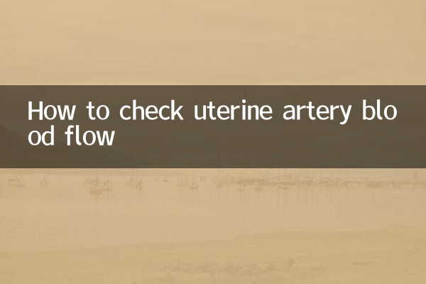نحوه بررسی جریان خون شریان رحمی