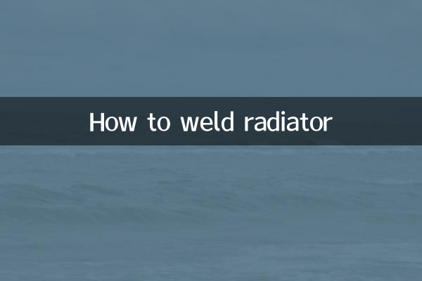 Come saldare il radiatore