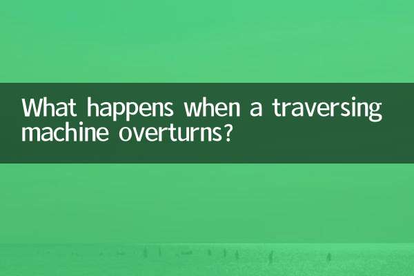 O que acontece quando uma máquina transversal tomba?