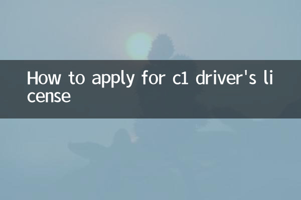 C1 ڈرائیور لائسنس کے لئے کس طرح درخواست دیں