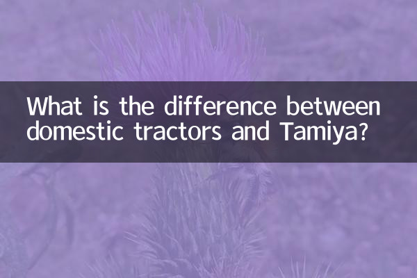 Was ist der Unterschied zwischen heimischen Traktoren und Tamiya?
