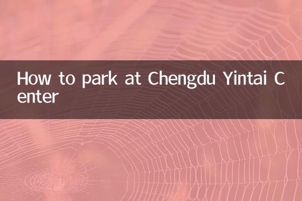 청두 인타이 센터 주차 방법