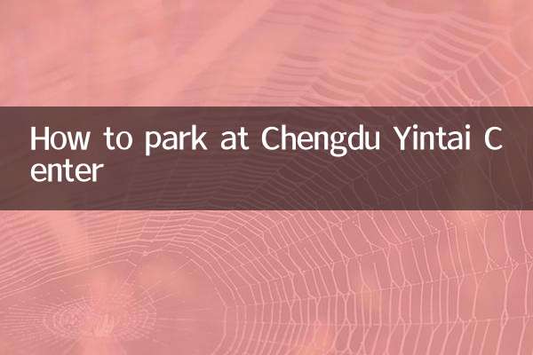 成都銀泰センターの駐車方法