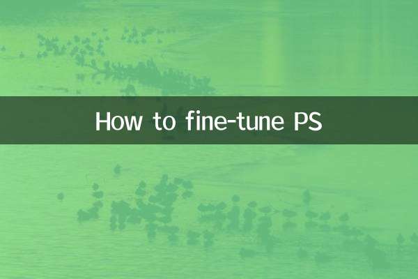 PS를 미세 조정하는 방법