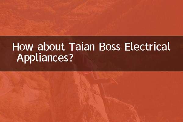 Wie wäre es mit Taian Boss Electrical Appliances?