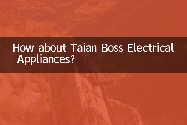 Wie wäre es mit Taian Boss Electrical Appliances?
