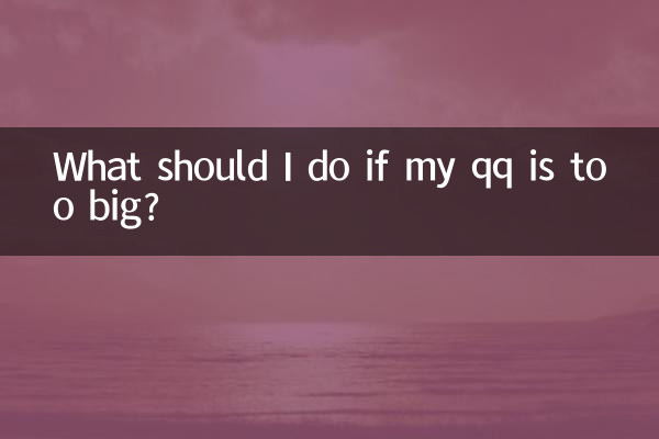 QQ が大きすぎる場合はどうすればよいですか?