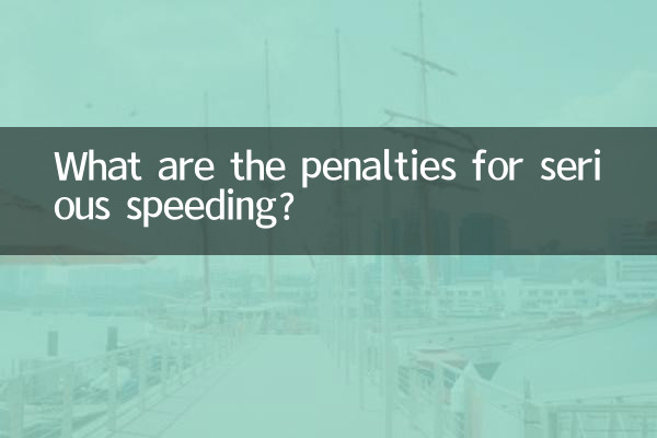 Какие штрафы предусмотрены за серьезное превышение скорости?