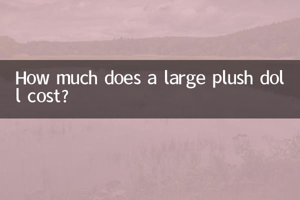 Quanto costa una bambola di peluche grande?