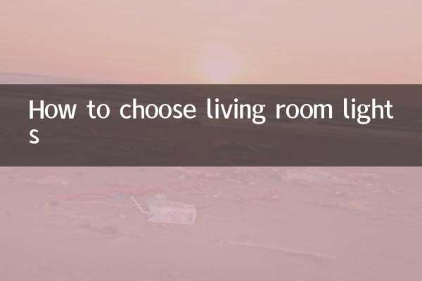 Comment choisir les luminaires du salon