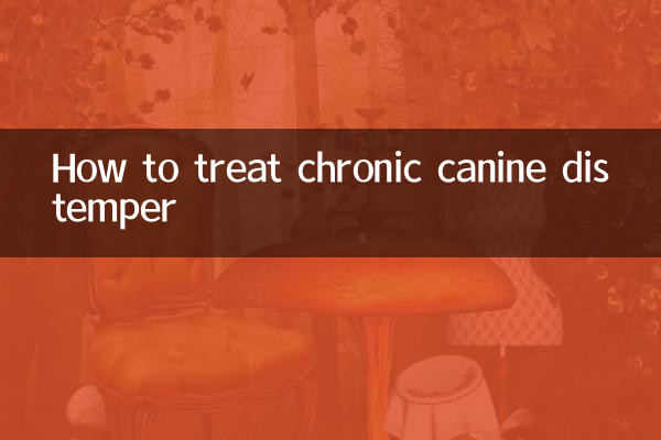 How to treat chronic canine distemper