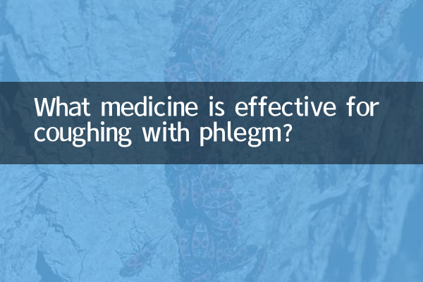 What medicine is effective for coughing with phlegm?