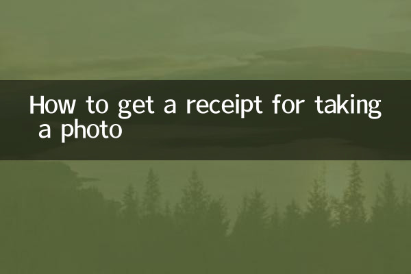 사진 촬영 영수증 받는 방법