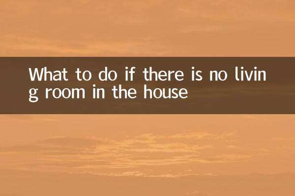 What to do if there is no living room in the house