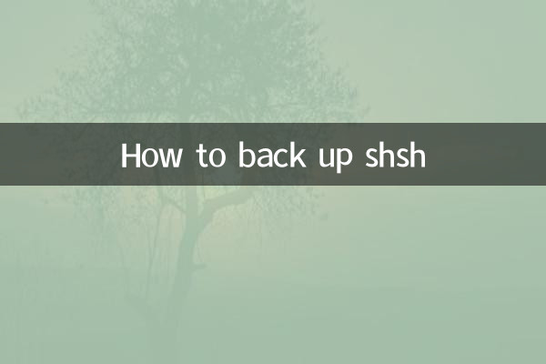 Come eseguire il backup di shsh