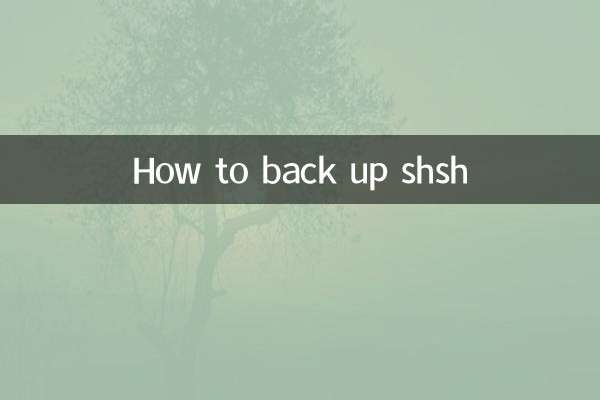 Come eseguire il backup di shsh