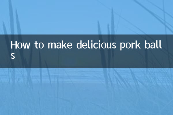 Como fazer deliciosos bolinhos de porco