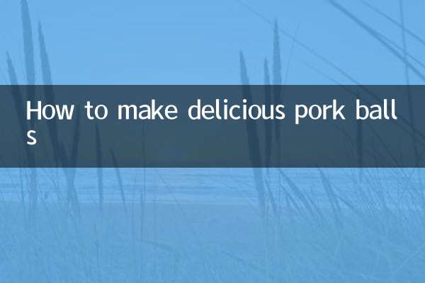 Como fazer deliciosos bolinhos de porco