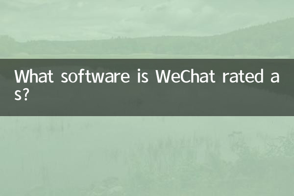 Qual software é classificado como o WeChat?