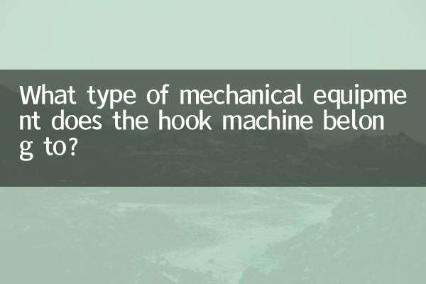 Zu welcher mechanischen Ausrüstung gehört die Hakenmaschine?