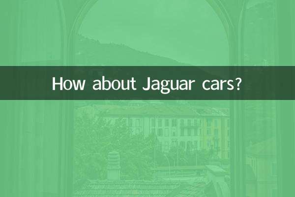 Et les voitures Jaguar ?