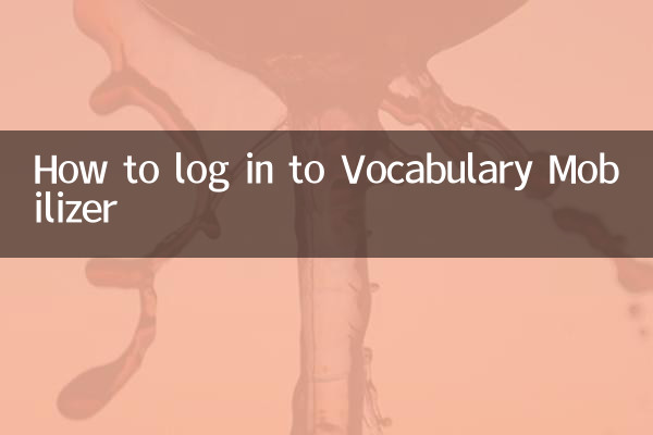 Come accedere a Vocabulary Mobilizer