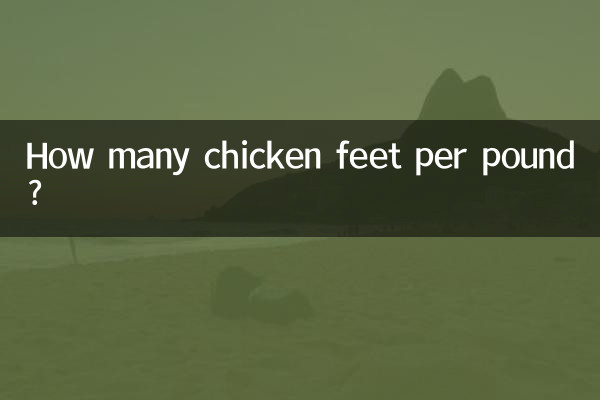 کتنے چکن فٹ فی پاؤنڈ؟